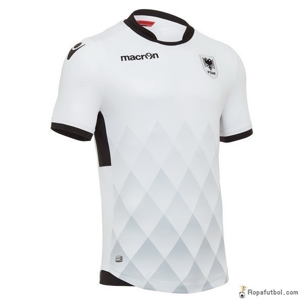 Camiseta Albania Replica Segunda Ropa 2017 Blanco